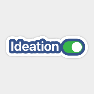 Ideation ON Sticker